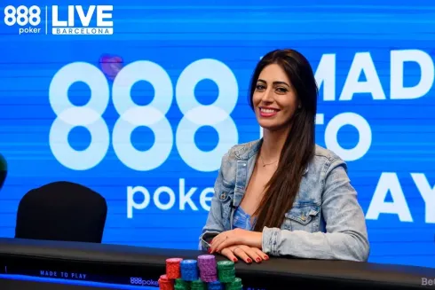 Vivi Saliba garantiu o ITM no torneio do 888poker em Barcelona
