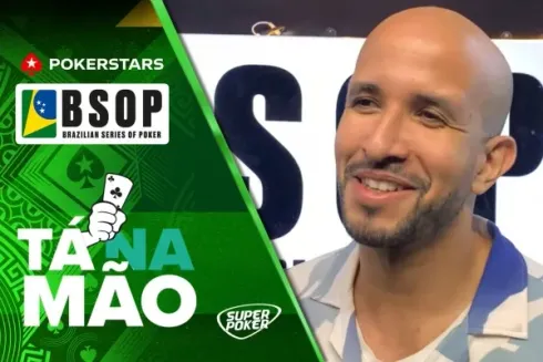 Alexandre Mantovani arriscou tudo com JJ no BSOP Brasília
