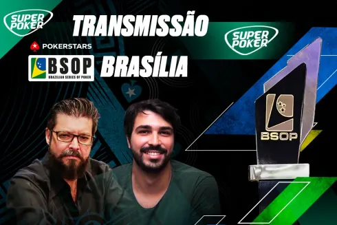 Flavio Del Valle e Caio Brás farão a transmissão ao vivo do SuperPoker
