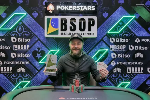 Amauri Grutka, campeão do Mixed Games Dealer's Choice do BSOP Brasília
