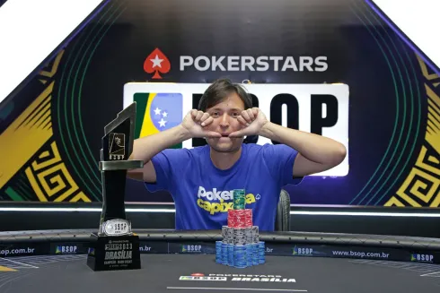 Fernando Araújo – campeão do Main Event BSOP Brasília
