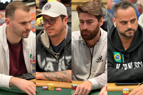 A tropa brasileira foi para o jogo nesta sexta de WSOP
