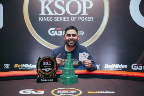 Jorge Osuna, campeão do Warm-Up do KSOP GGPoker Iguazú
