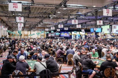 Monster Stack da WSOP registrou mais de 8.000 inscritos (Foto: WSOP)
