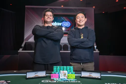 Michael Savakinas e Satoshi Tanaka conquistaram o primeiro bracelete da carreira
