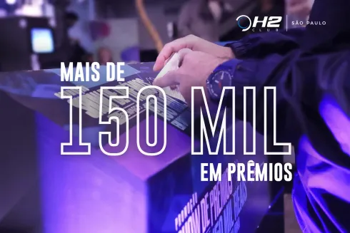 Show de Prêmios chegou a R$ 150 mil no H2 Club
