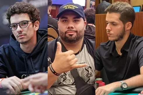 Murilo Fidelis, Kaio Camargo e Igor Peixoto premiaram no satélite do BSOP Winter Millions
