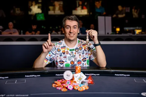 Pavel Plesuv conquistou o primeiro bracelete do seu país (Foto: WSOP)
