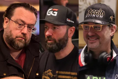 Todd Brunson brincou com os dois craques do poker
