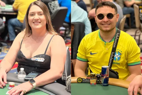 Samara Alexandre e Aécio Gura estrearam na WSOP
