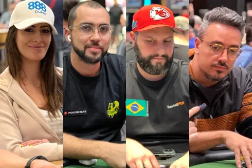 Pelotão verde e amarelo está em peso no Dia 1C do Main Event
