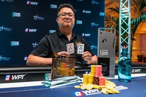 Bin Weng derrotou Scott Baumstein no heads-up (Foto: WPT)
