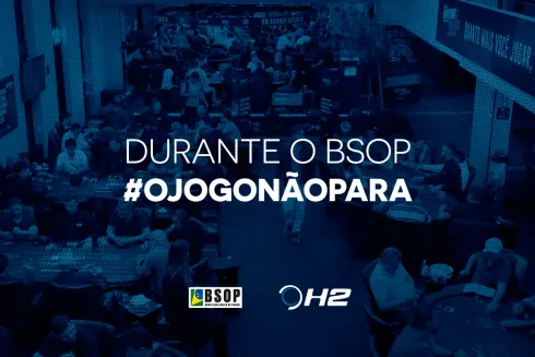 O jogo não para no H2 Club SP durante o BSOP Winter Millions
