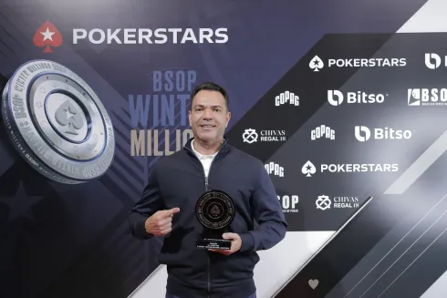 Carlos Medeiros- campeão do Super 500 – BSOP Winter Millions
