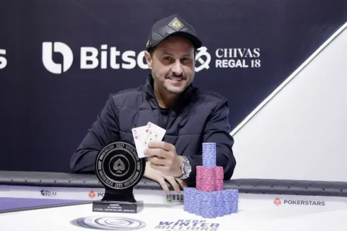 Mario Quintanilha foi campeão do Super 500 no BSOP Winter Millions
