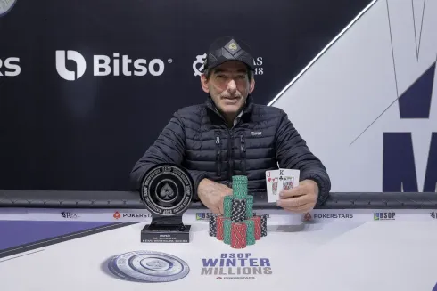 Carlos Caritá – campeão do Turbo KO do BSOP Winter Millions
