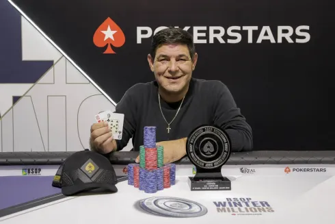 Durval Ribeiro – campeão Super 500 BSOP Winter Millions
