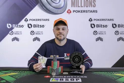 Rodrigo Garrido – campeão Freezeout Turbo BSOP Winter Millions
