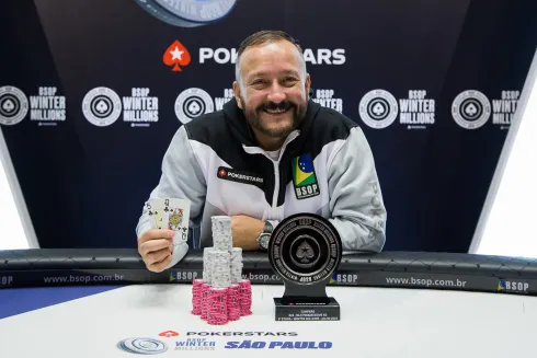 Leonel Guerra – Campeão Progressive KO – BSOP Winter Millions
