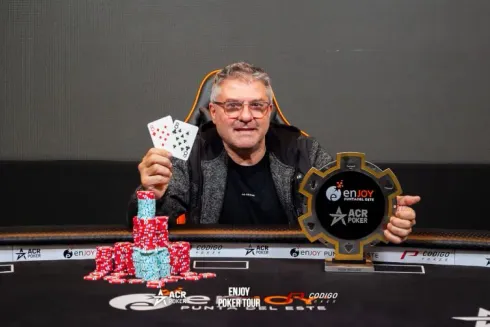 Jorge Hagopian, campeão do High Roller do Enjoy Poker Tour (Foto: CodigoPoker)
