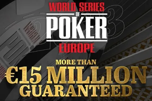 WSOP Europa 2023 tem um garantido maior que a última edição
