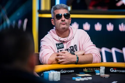 Nacho Barbero acumulou o maior stack na Triton Londres (foto: Joe Giron/Triton Poker)
