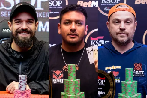 Thomas Garcia, Bruno Vargas e Rodrigo Garrido cravaram no KSOP GGPoker Premium
