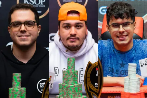 Brunno Botteon, Dodô Oliveira e Danton Gomes cravaram no KSOP GGPoker Premium
