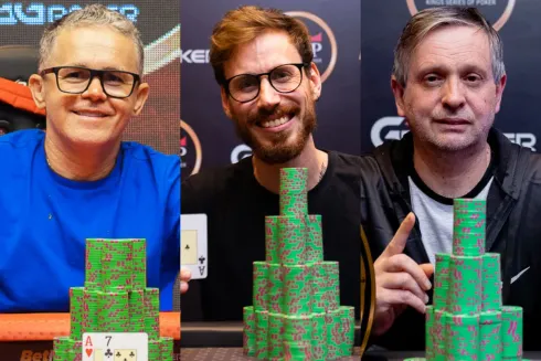 José Santana Kroebel, Iago Kleis e Celso Sirtoli garantiram seus troféus no KSOP GGPoker Premium
