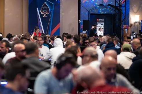 O salão do EPT Barcelona ficou lotado
