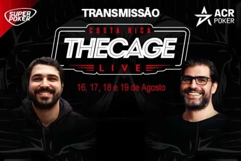 Caio Brás e Guilherme Kalil estarão na transmissão do The Cage
