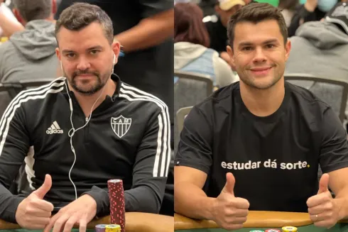 Rafael Caiaffa e Gustavo Mastelotto conquistaram braceletes na WSOP Online 2022
