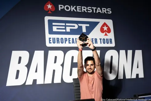 Mathias Duarte, campeão do Mystery Bounty do EPT Barcelona
