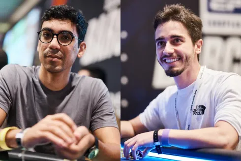 Pablo Brito e Felipe Ketzer foram prata e bronze nesta sexta (25) no EPT Barcelona
