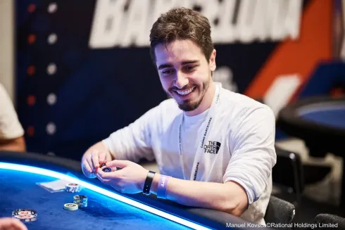 Felipe Ketzer está com a leitura em dia no EPT Barcelona
