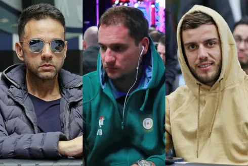 Marcelo Dutra, Guilherme Benatto e André Busato garantiram pacotes para o BSOP Foz
