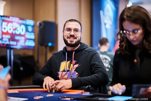 Lucas Rocha usou a "mandinga" a seu favor no EPT Barcelona
