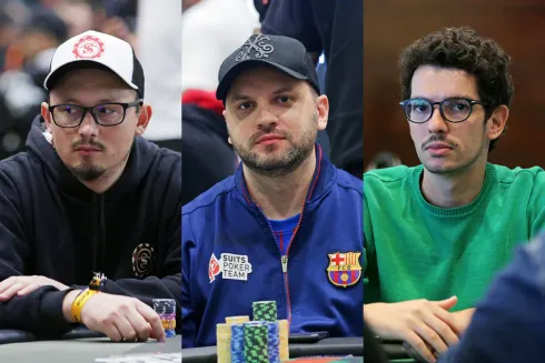 Leocir Carneiro, Saulo Sabioni e Murilo Fidelis garantiram um lugar no BSOP Millions
