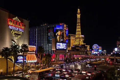 Las Vegas Strip ficou agitada em julho (Foto: Dietmar Rabich/CC BY-SA 4.0)
