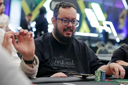 Geraldo César está no pelotão de elite do poker online
