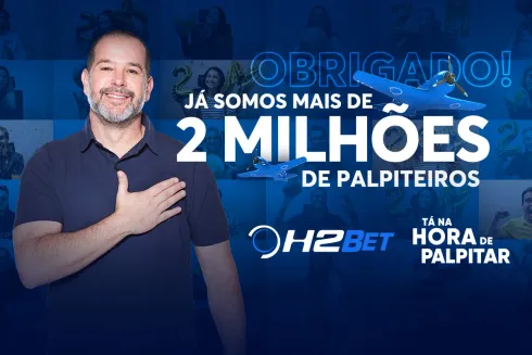 O H2Bet caiu no gosto dos palpiteiros brasileiros
