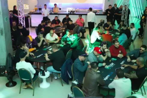 O evento do Flow Poker Team recebeu empresários do clube Equity+
