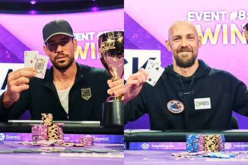 Nick Schulman e Stephen Chidwick levaram troféus do Poker Masters (Foto: PokerGO)
