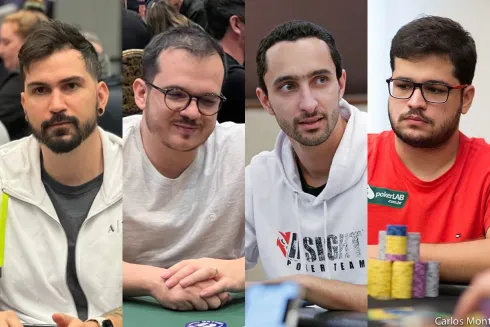 Gabriel Moura, Will Arruda, Lúcio Lima e Davi Cola avançaram no Main Event da WSOP Online
