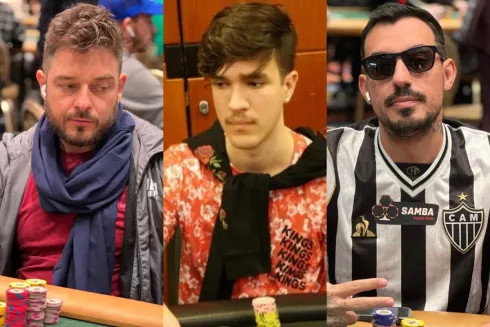 Fabiano Kovalski, Nicolas Coppini e Peter Patrício passaram no ME da WSOP Online
