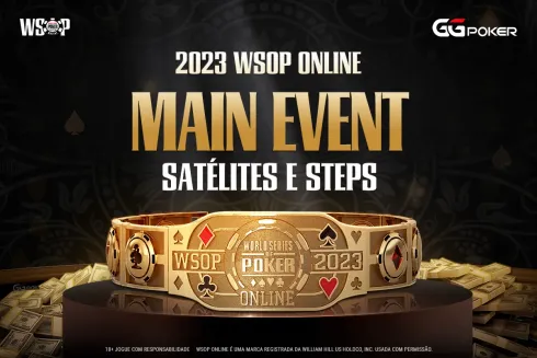 Main Event da WSOP Online tem classificatórios acessíveis
