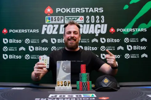 Francarlos Vescovi – Campeão do Start-Up Mystery KO do BSOP Foz do Iguaçu
