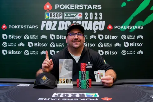 Fábio Issa – Campeão do Progressive KO do BSOP Foz do Iguaçu
