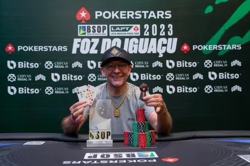 José Carminatti – Campeão do Last Chance Deepstack Turbo do BSOP Foz do Iguaçu
