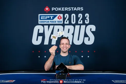 Benny Glaser chegou com tudo no EPT Chipre
